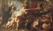 Peter Paul Rubens The moral of the outbreak of war Spain oil painting reproduction